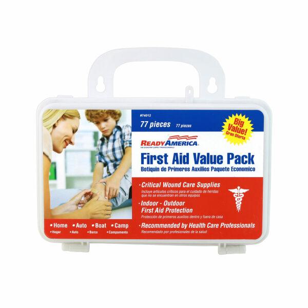 Hideaway Helper First Aid Kit, 77 piece